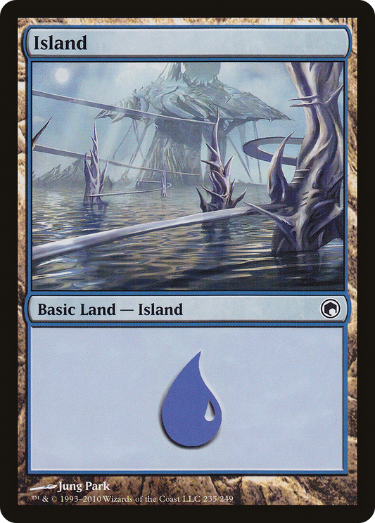 Island (SOM-235) - Scars of Mirrodin Foil
