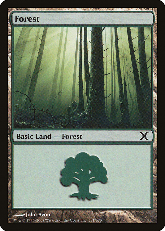 Forest (10E-381) - Tenth Edition Foil