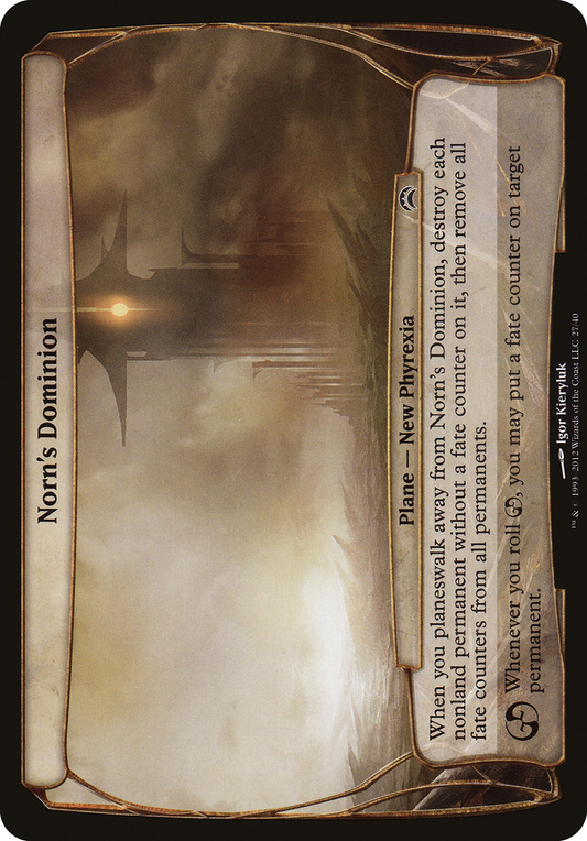 Norn's Dominion (OVER-027) - Planechase 2012 Planes