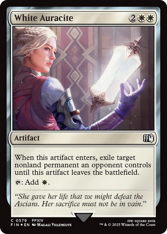 White Auracite (FIN-579) - FINAL FANTASY Foil