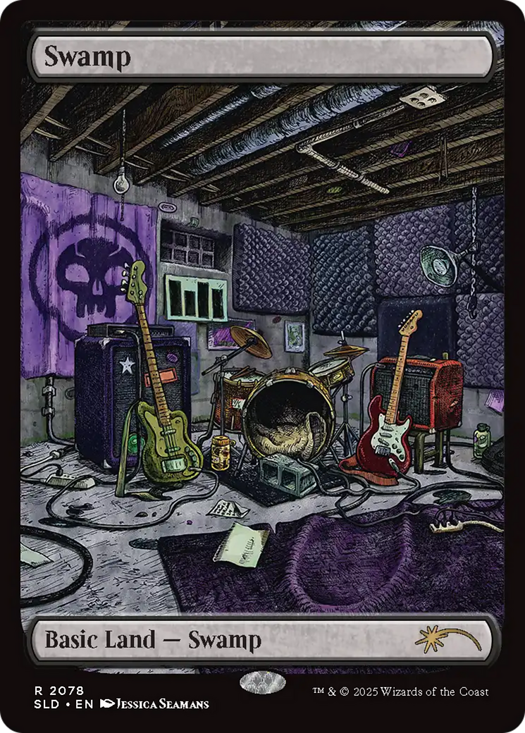 Swamp (SLD-2078) - Secret Lair Drop (Borderless)