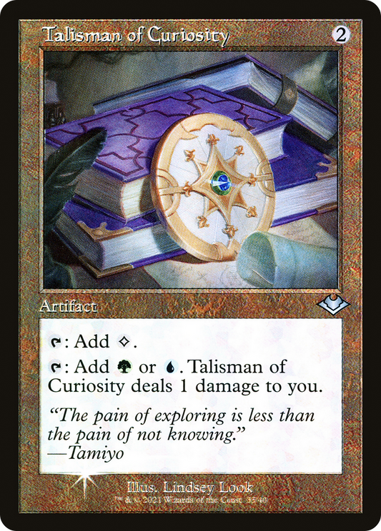 Talisman of Curiosity (MH1-035) - Modern Horizons 1 Timeshifts Foil