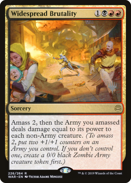 Widespread Brutality (PPELD-226) - War of the Spark Promos Foil