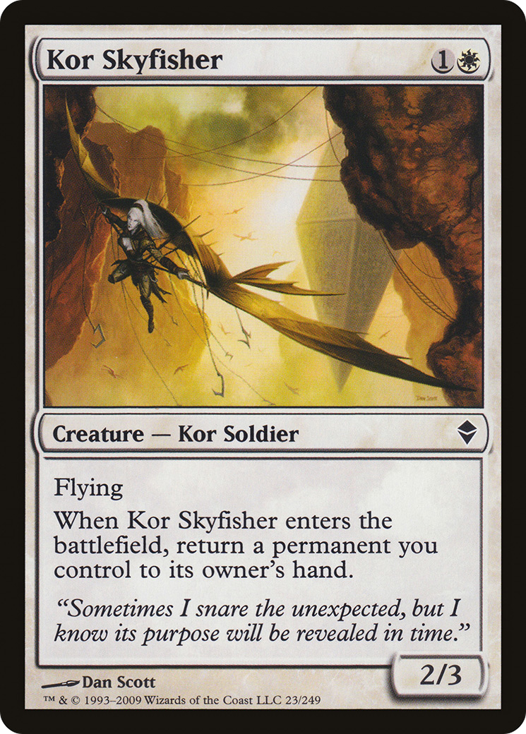 Kor Skyfisher (ZEN-023) - Zendikar Foil
