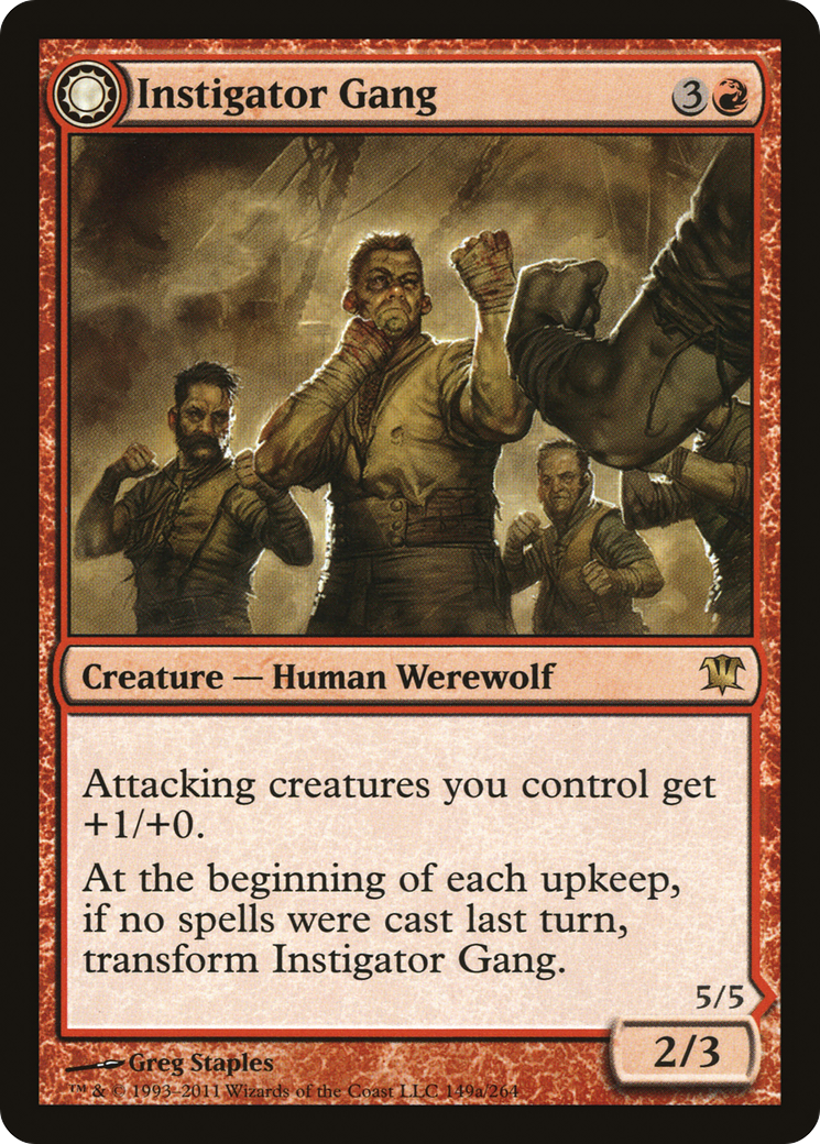 Instigator Gang // Wildblood Pack (ISD-149) - Innistrad: (Double Faced Transform) Foil