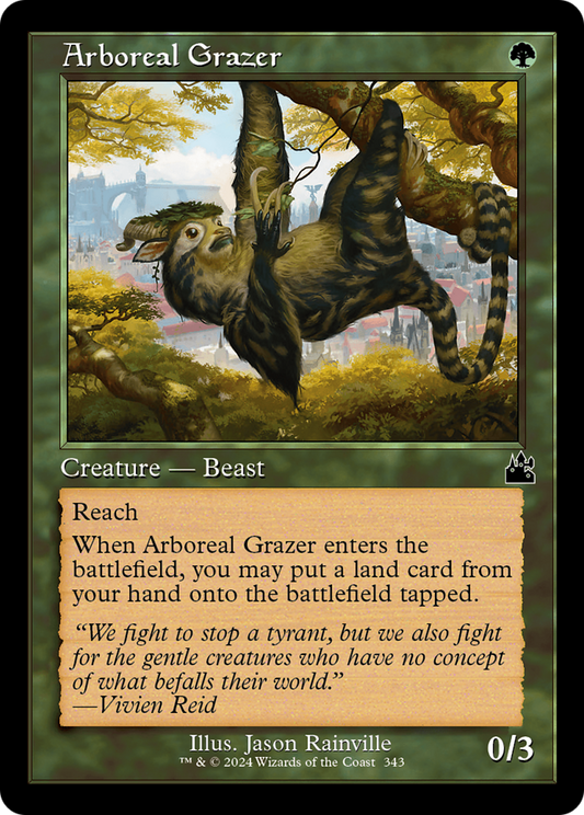 Arboreal Grazer (RVR-343) - Ravnica Remastered Foil