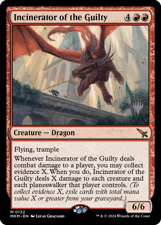 Incinerator of the Guilty (PPMKM-132) - Murders at Karlov Manor Promos Foil