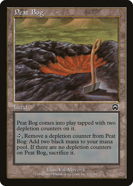 Peat Bog (MMQ-322) - Mercadian Masques Foil