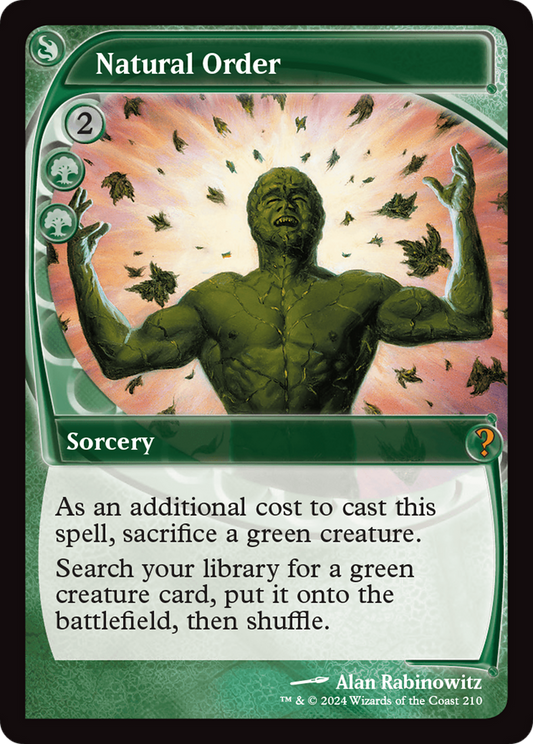 Natural Order (MB2-210) - Mystery Booster 2 Foil