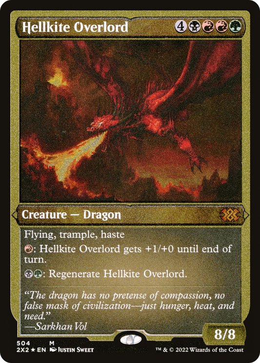 Hellkite Overlord (2X2-504) - Double Masters 2022 Foil