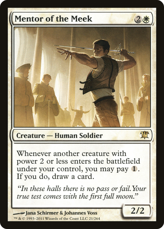 Mentor of the Meek (ISD-021) - Innistrad Foil