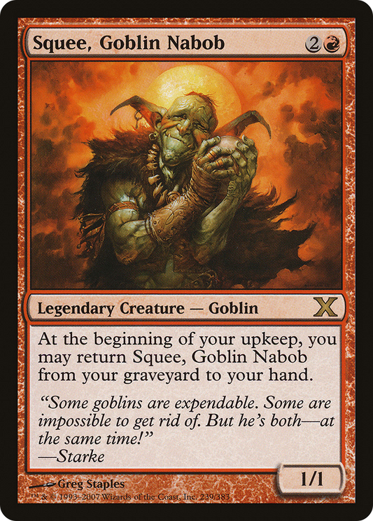 Squee, Goblin Nabob (10E-239) - Tenth Edition