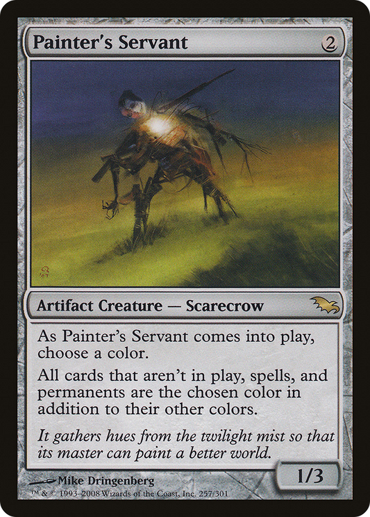 Painter's Servant (SHM-257) - Shadowmoor Foil