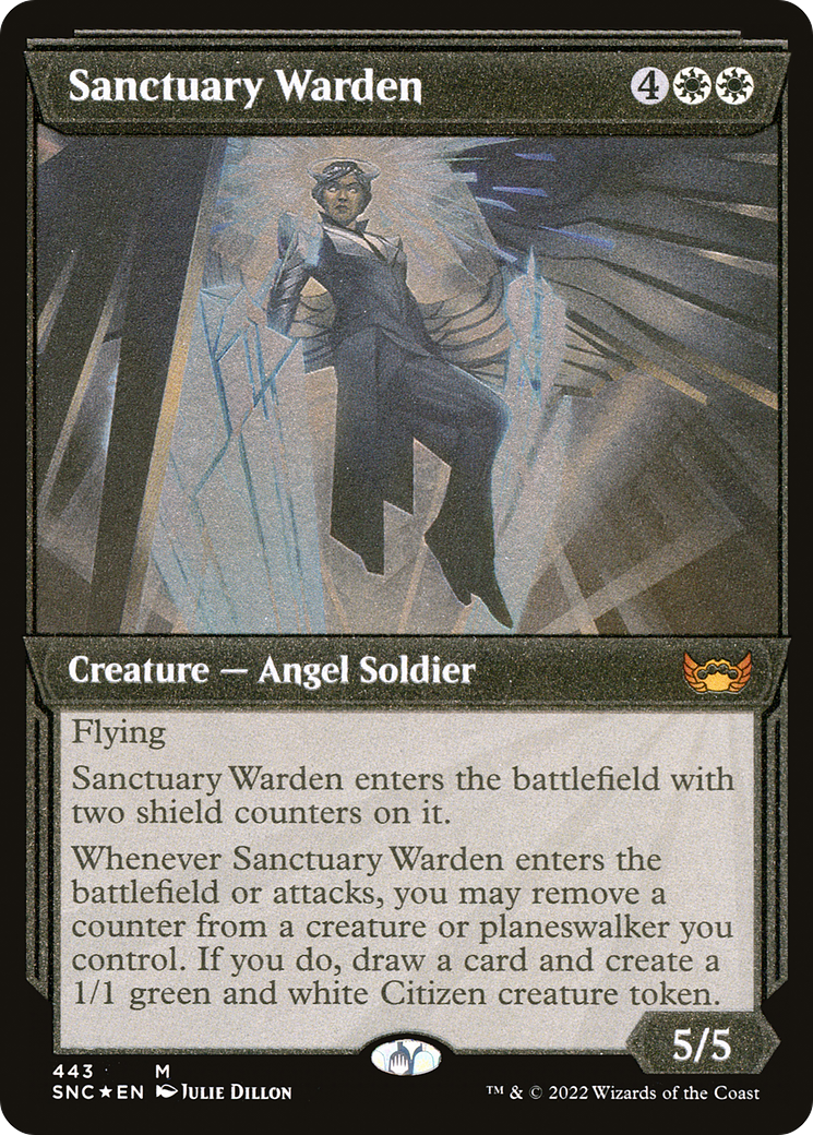 Sanctuary Warden (SNC-443) - Streets of New Capenna: (Showcase) Foil