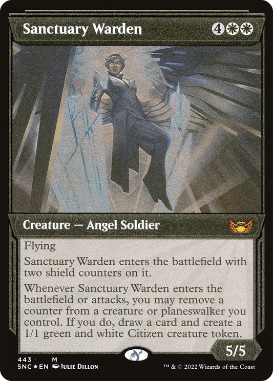 Sanctuary Warden (SNC-443) - Streets of New Capenna: (Showcase) Foil