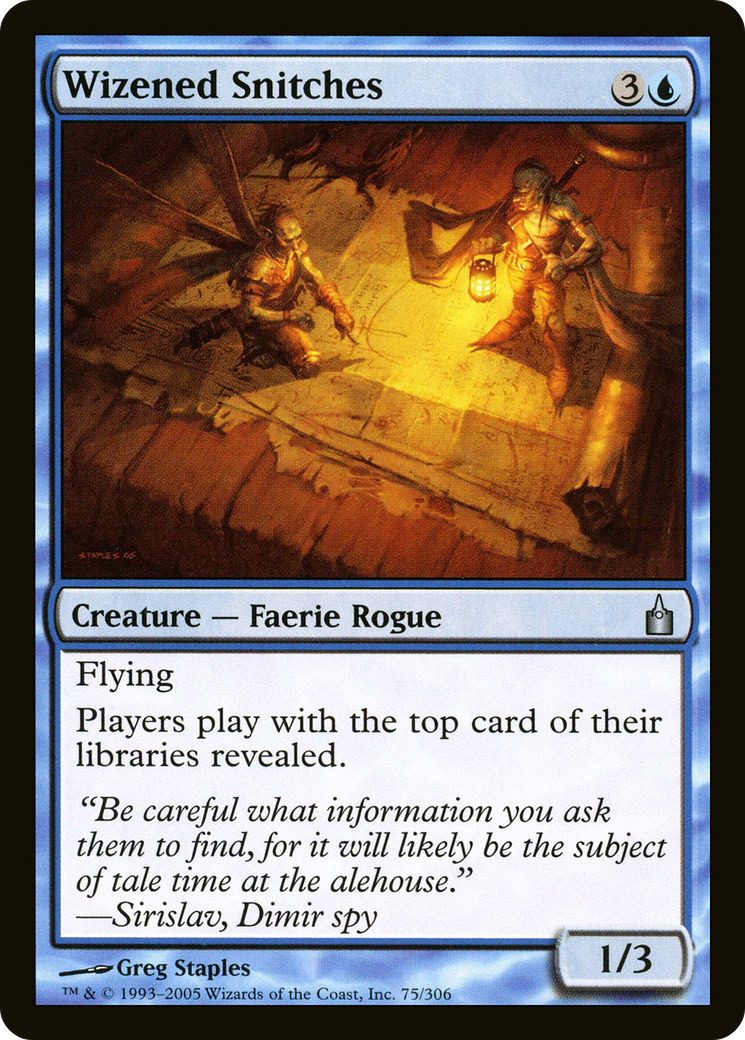 Wizened Snitches (RAV-075) - Ravnica: City of Guilds Foil