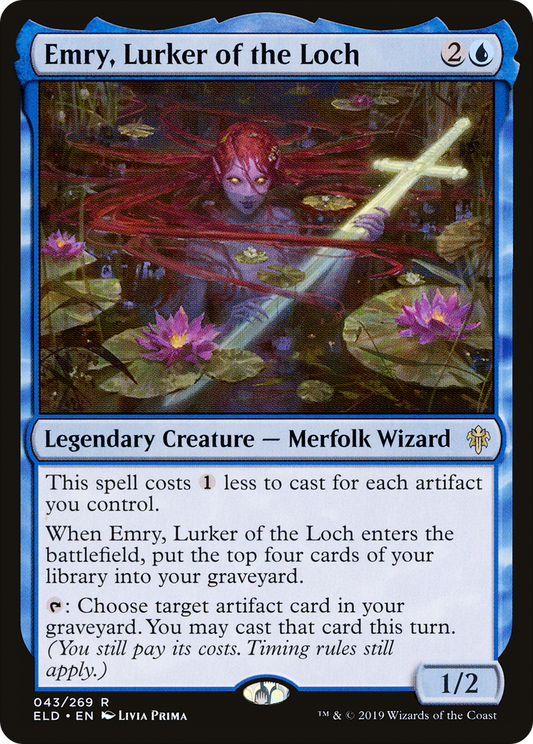 Emry, Lurker of the Loch (ELD-043) - Throne of Eldraine Foil