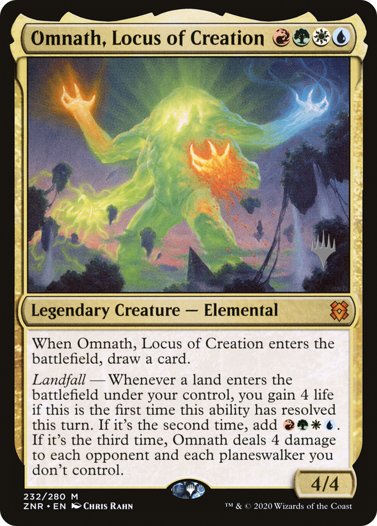 Omnath, Locus of Creation (PPZNR-232P) - Zendikar Rising Promos Foil