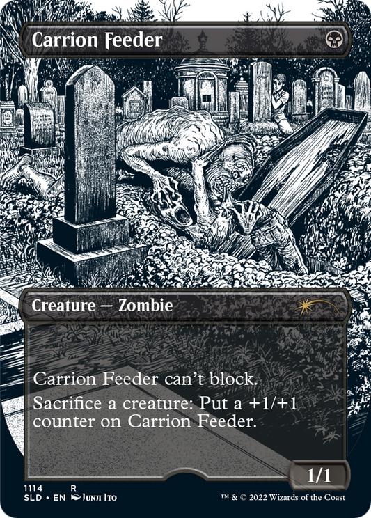 Carrion Feeder (SLD-1114) - Secret Lair Drop (Borderless) Etched Foil