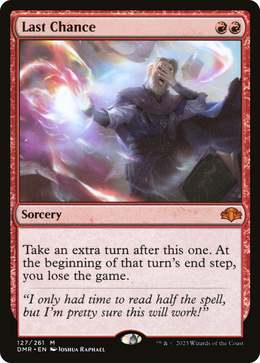 Last Chance (DMR-127) - Dominaria Remastered Foil