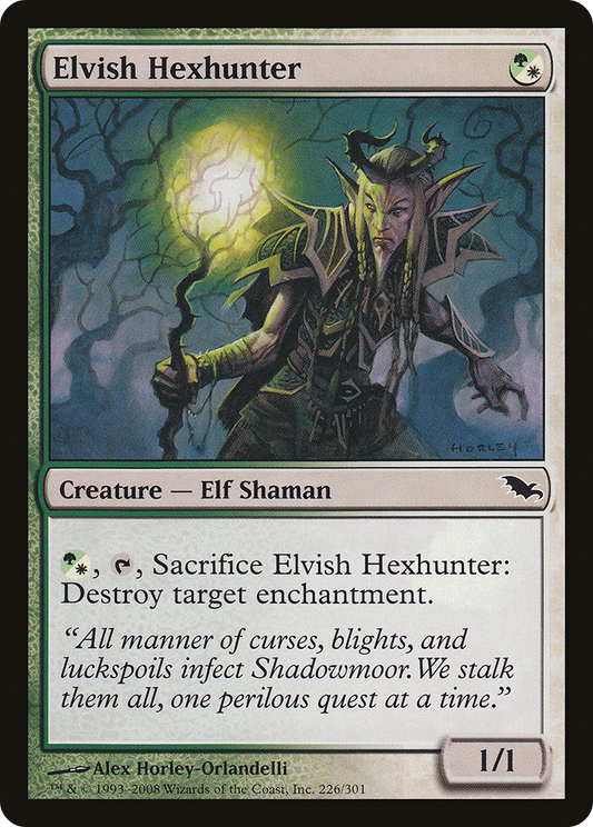 Elvish Hexhunter (SHM-226) - Shadowmoor Foil