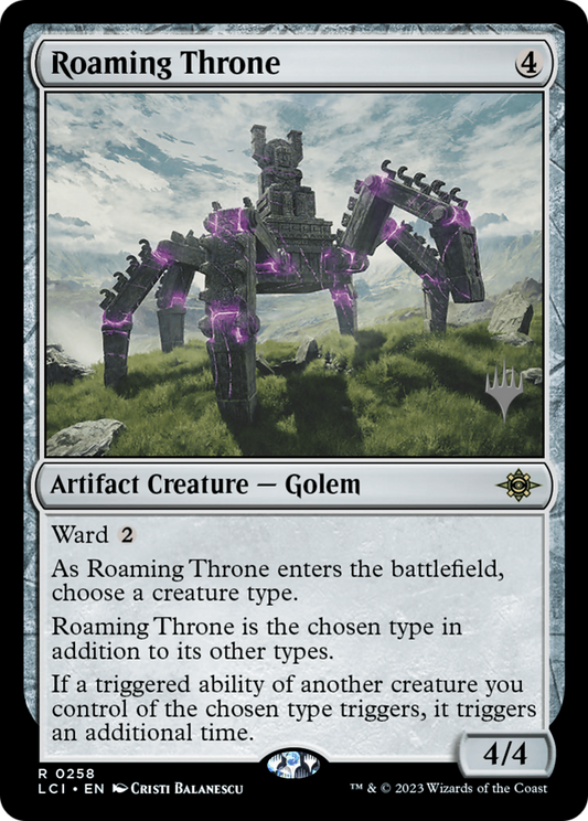 Roaming Throne (PPLCI-258) - The Lost Caverns of Ixalan Promos Foil