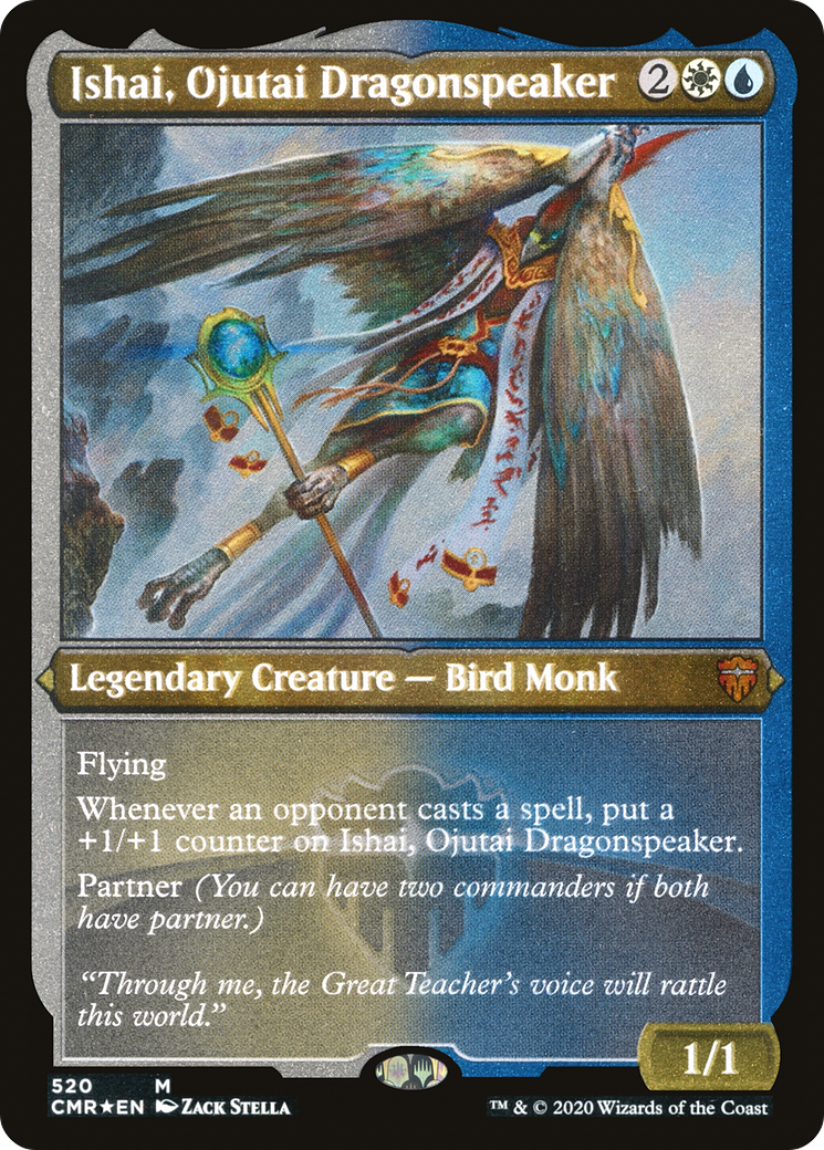 Ishai, Ojutai Dragonspeaker (CMR-520) - Commander Legends Foil