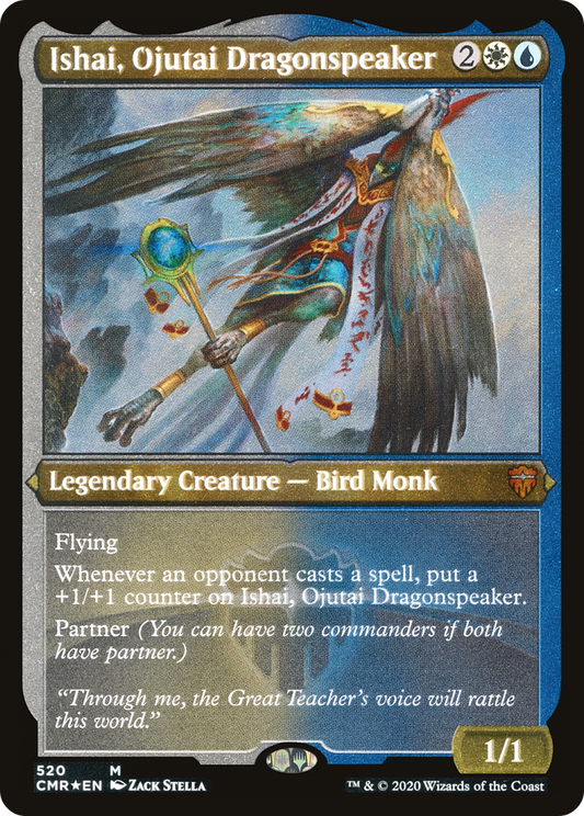 Ishai, Ojutai Dragonspeaker (CMR-520) - Commander Legends Foil