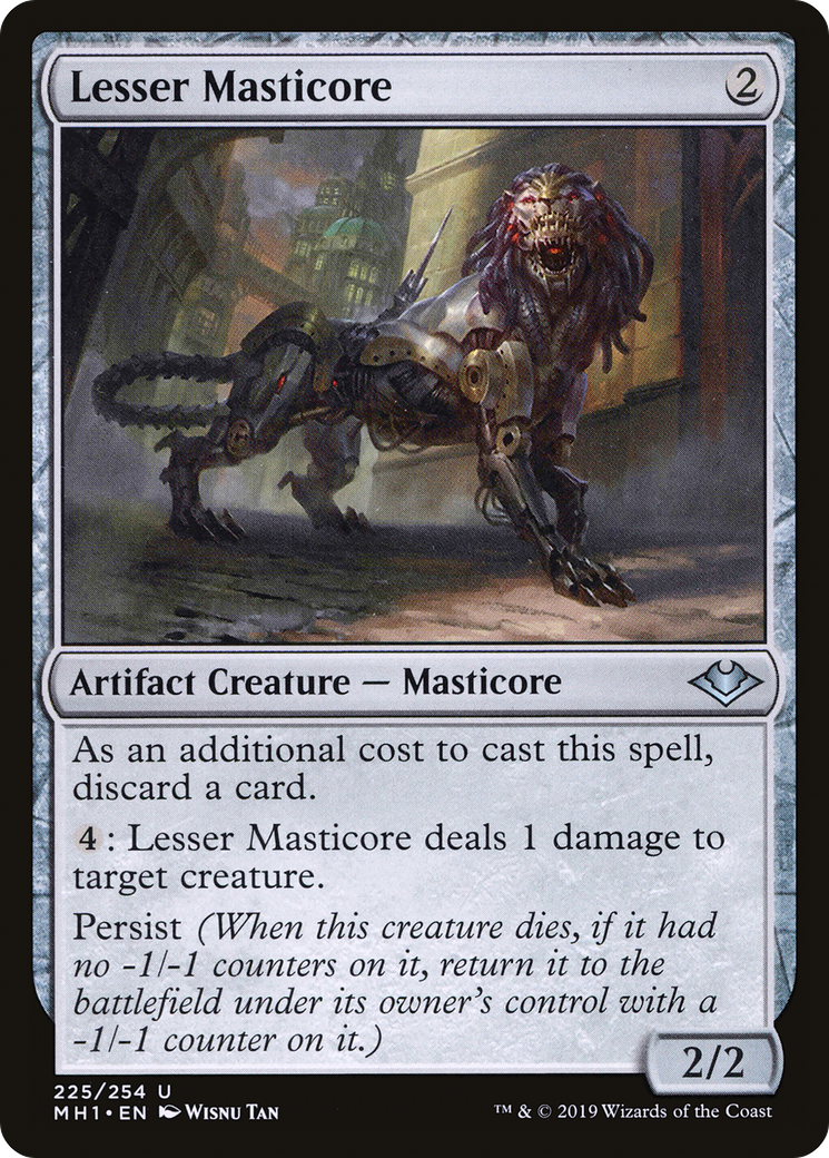 Lesser Masticore (MH1-225) - Modern Horizons Foil