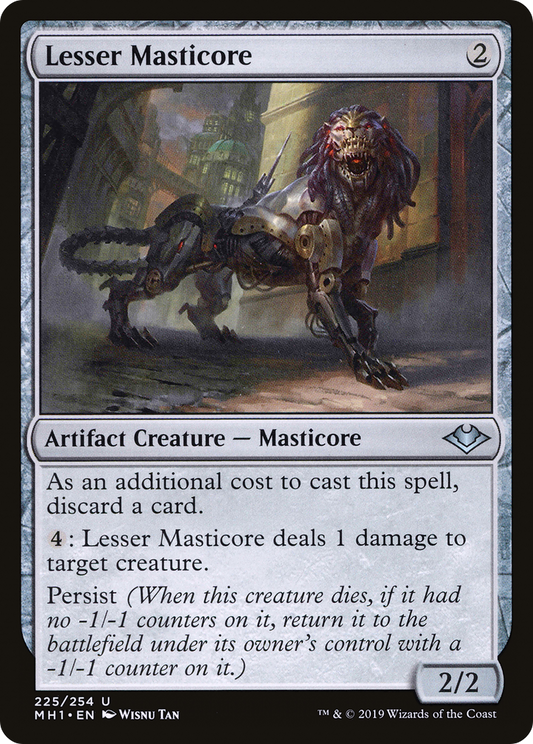 Lesser Masticore (MH1-225) - Modern Horizons Foil
