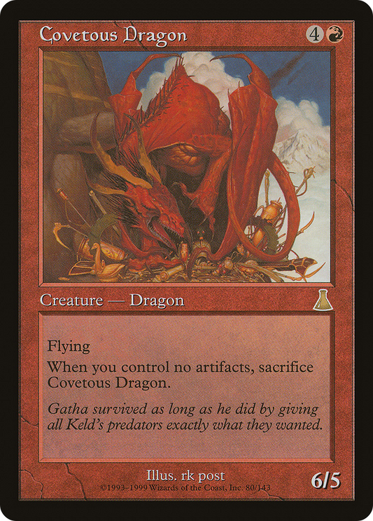 Covetous Dragon (UDS-080) - Urza's Destiny