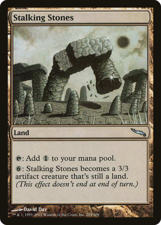Stalking Stones (MRD-284) - Mirrodin Foil
