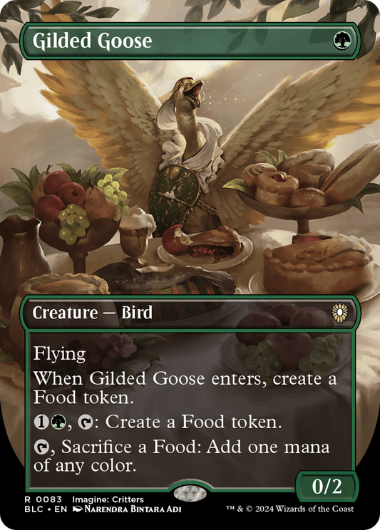 Gilded Goose (BLC-083) - Bloomburrow Commander (Borderless) Foil