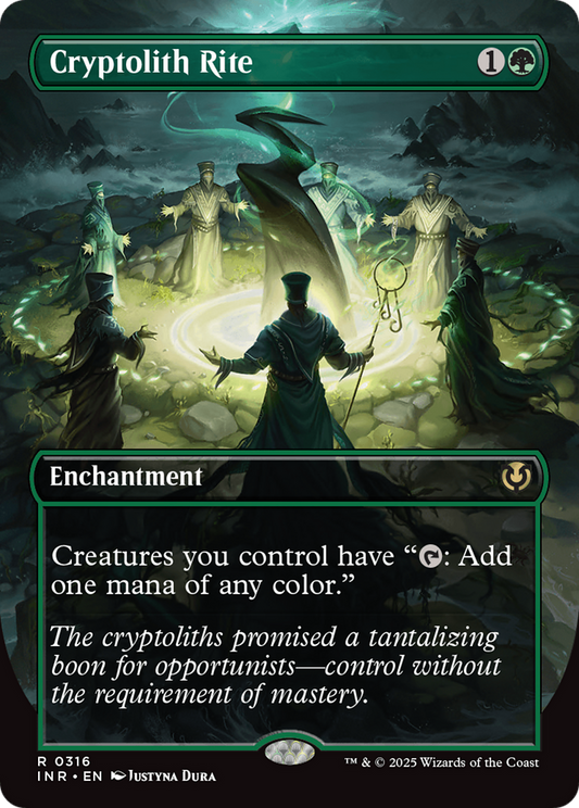 Cryptolith Rite (Borderless) (INR-316) - Innistrad Remastered: (enchantment) (Borderless) Foil