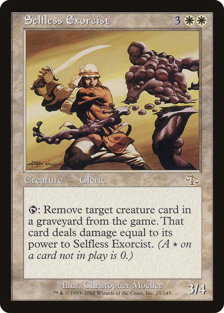 Selfless Exorcist (JUD-021) - Judgment Foil