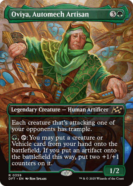 Oviya, Automech Artisan (DFT-359) - Aetherdrift (Borderless) Foil