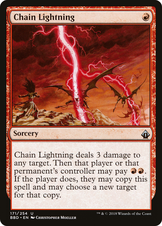 Chain Lightning (BBD-171) - Battlebond Foil