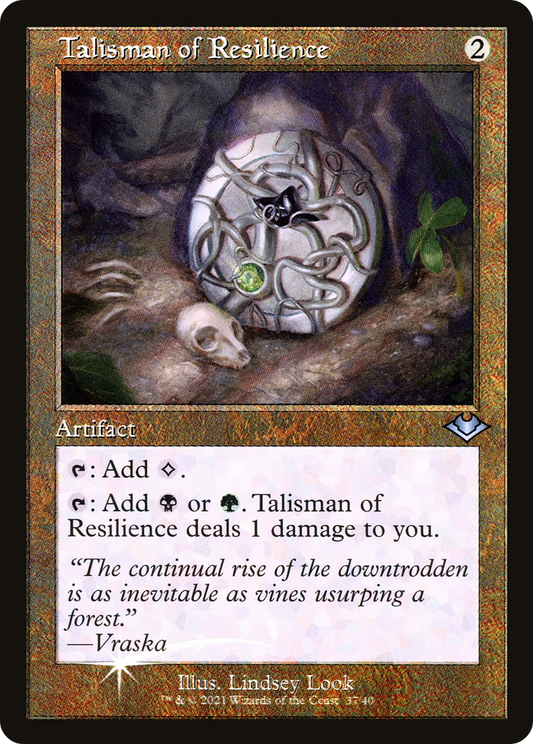 Talisman of Resilience (MH1-037) - Modern Horizons 1 Timeshifts Foil