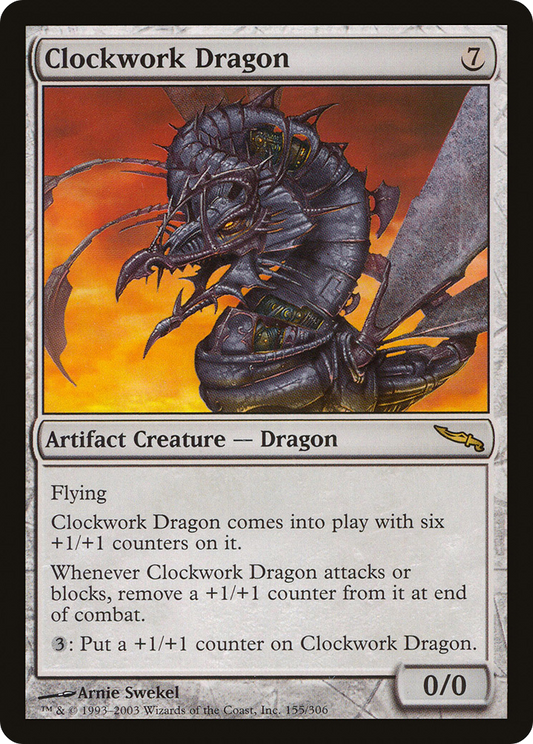 Clockwork Dragon (MRD-155) - Mirrodin Foil