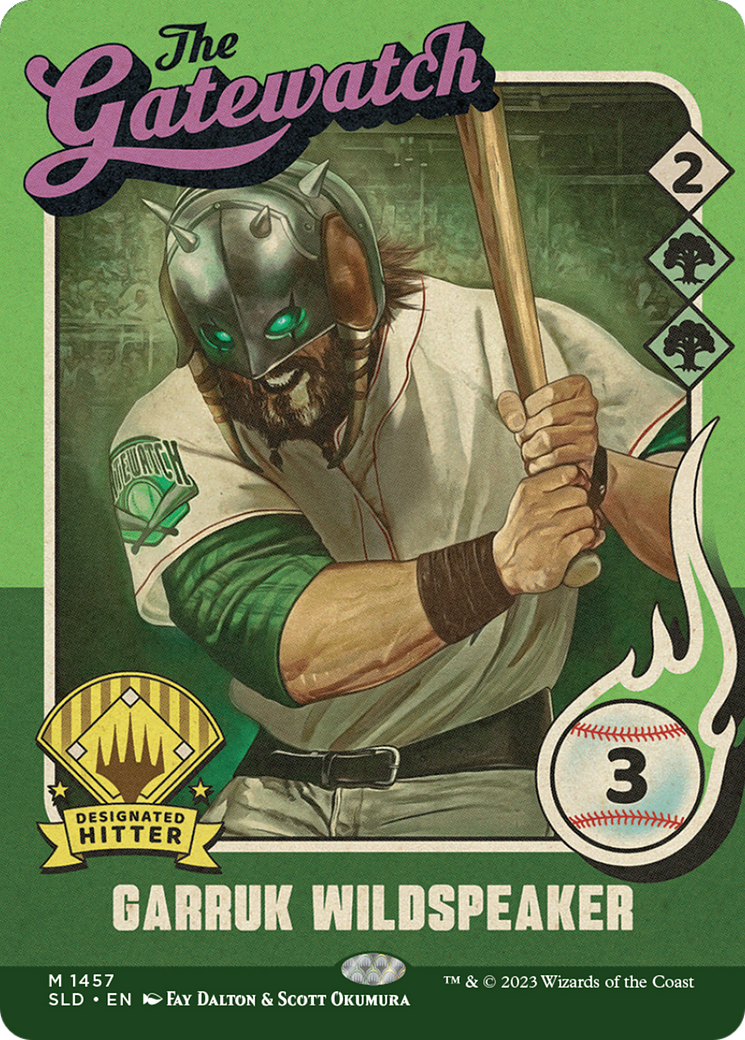 Garruk Wildspeaker // Garruk Wildspeaker (SLD-1457) - Secret Lair Drop: (Full Art) (Borderless)