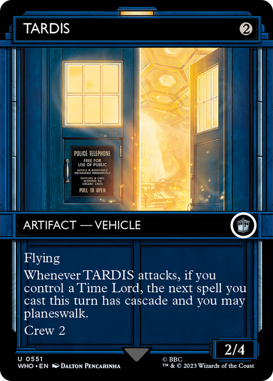 TARDIS (WHO-551) - Doctor Who: (Showcase) (Borderless)