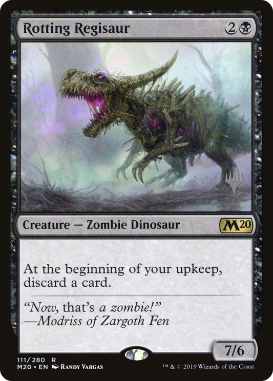 Rotting Regisaur (PPM20-111P) - Core Set 2020 Promos Foil