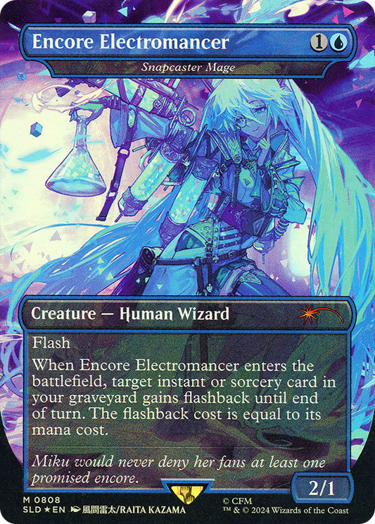 Snapcaster Mage (SLD-808) - Secret Lair Drop / Encore Electromancer