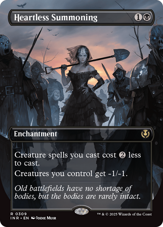 Heartless Summoning (INR-309) - Innistrad Remastered: (enchantment) (Borderless)