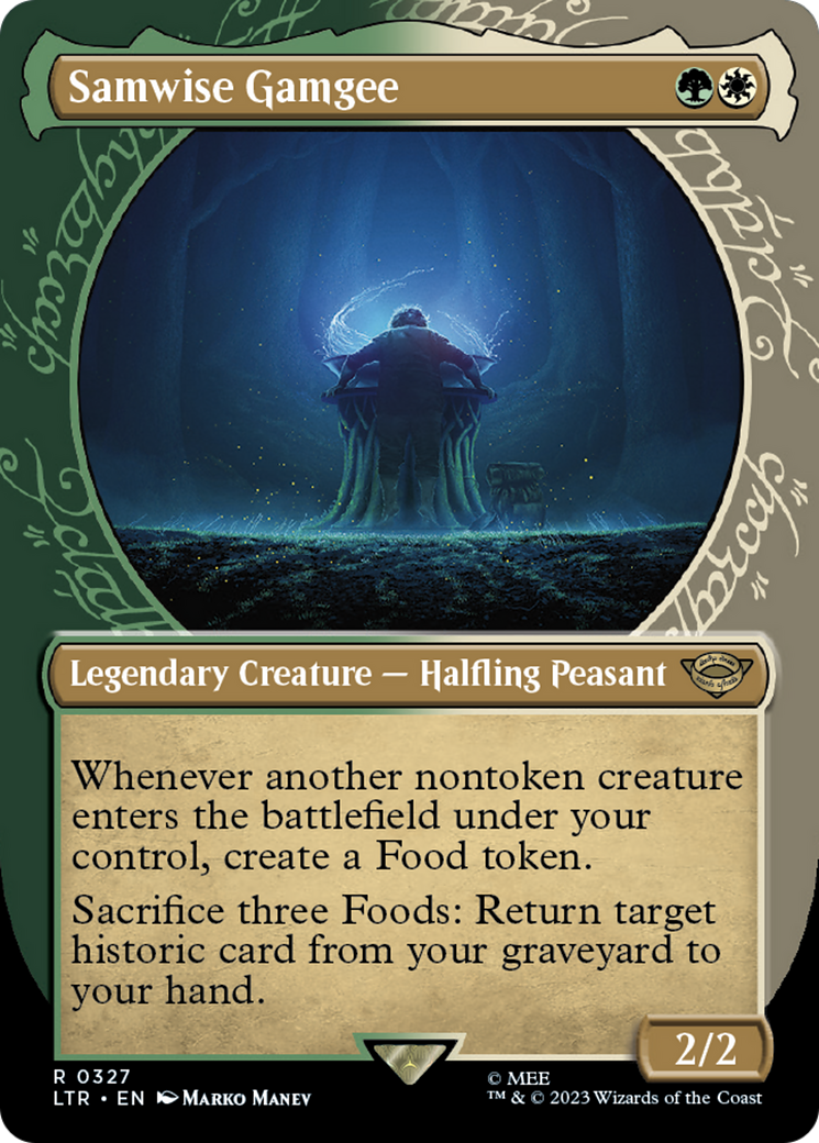 Samwise Gamgee (LTR-327) - The Lord of the Rings: Tales of Middle-earth: (Showcase) (Borderless) Foil