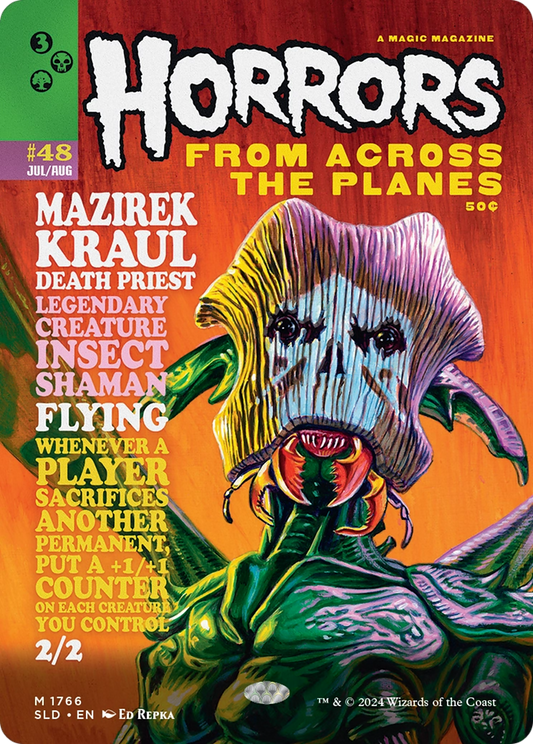 Mazirek, Kraul Death Priest (SLD-1766) - Secret Lair Drop (Borderless)