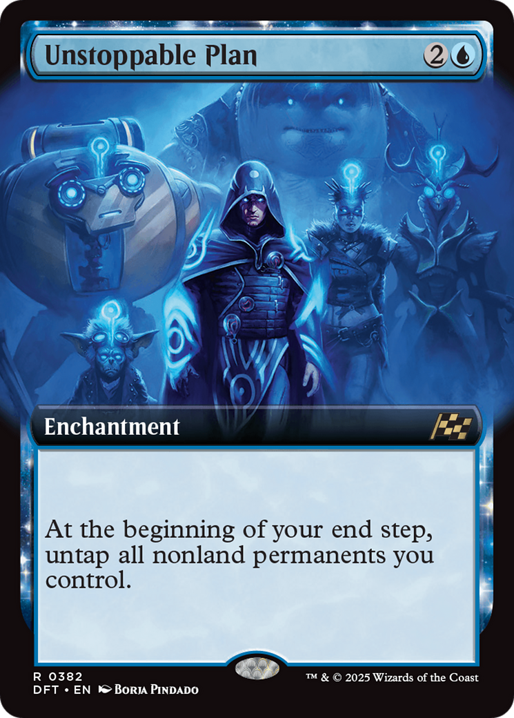 Unstoppable Plan (DFT-382) - Aetherdrift: (enchantment, Extended Art)