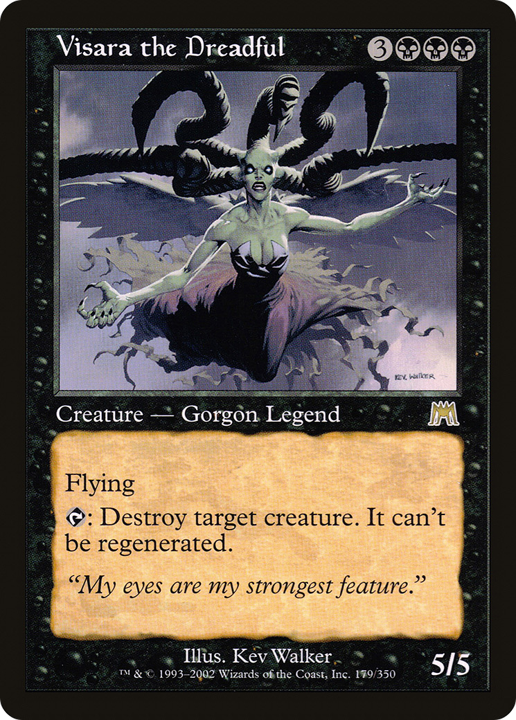 Visara the Dreadful (ONS-179) - Onslaught Foil