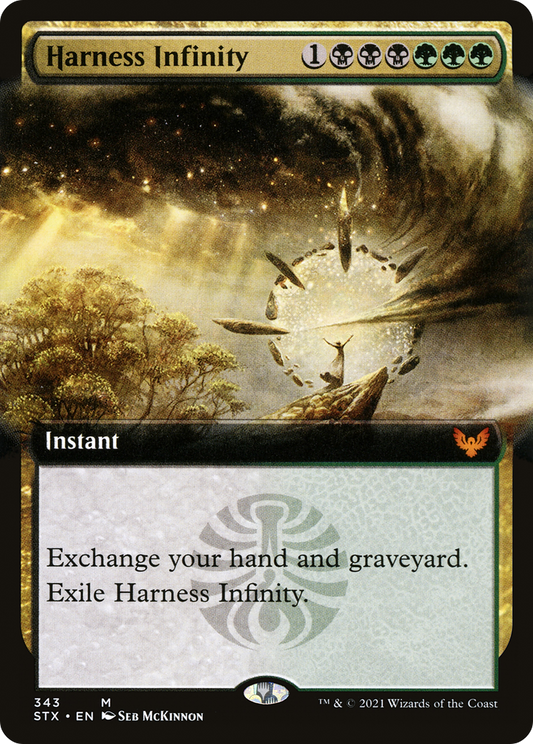 Harness Infinity (STX-343) - Strixhaven: School of Mages: (Extended Art) Foil