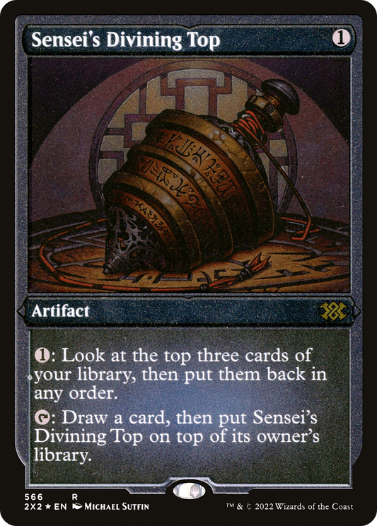 Sensei's Divining Top (2X2-566) - Double Masters 2022 Foil